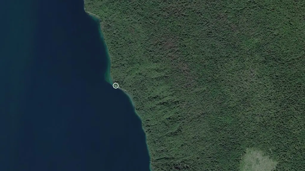 Aerial view of Huckleberry Campground and surroundings