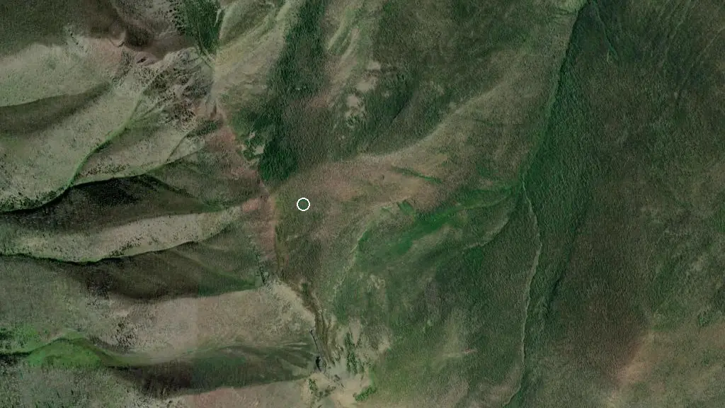 Aerial view of Akamina-Kishinena Provincial Park and surroundings