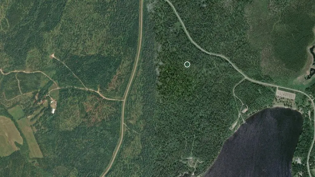 Aerial view of West Lake Provincial Park and surroundings