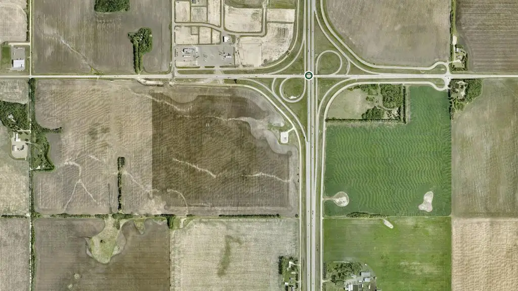 Aerial view of Raven Prov Rec Area and surroundings
