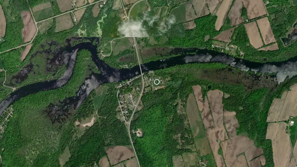 Aerial view of Bensfort Bridge Resort and surroundings