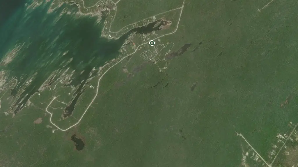 Aerial view of Lands End Park and surroundings