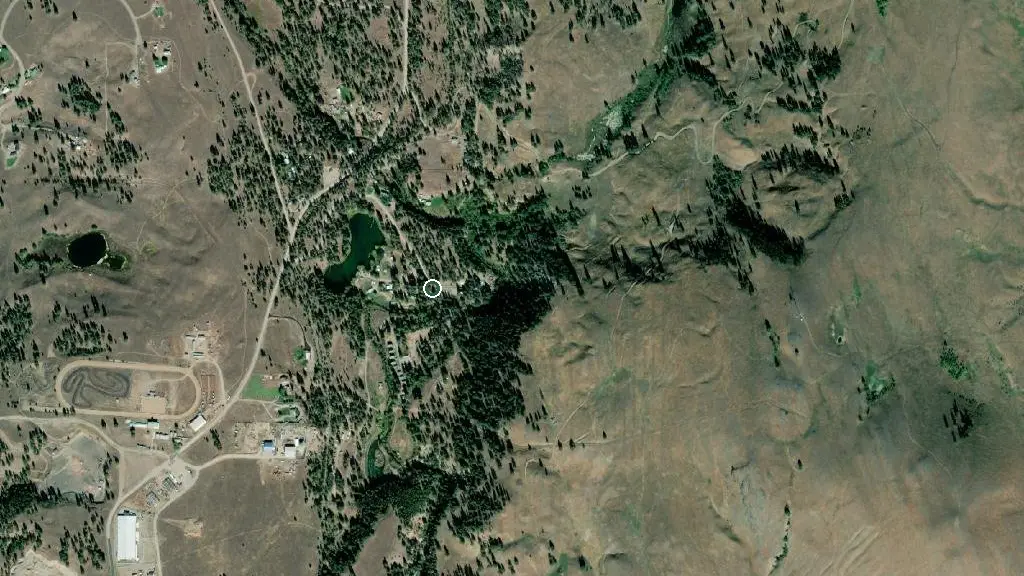 Aerial view of Princeton Castle Resort & RV Park and surroundings