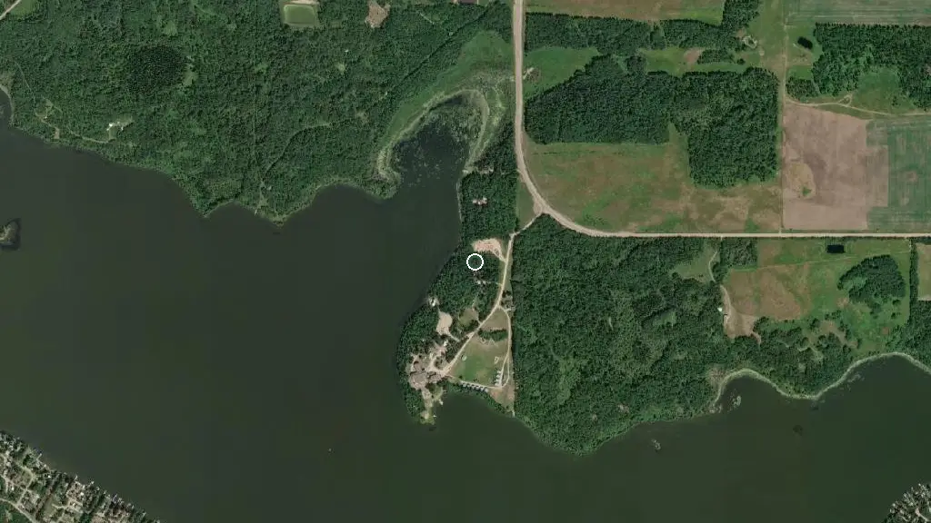 Aerial view of Camp Nakamun and surroundings