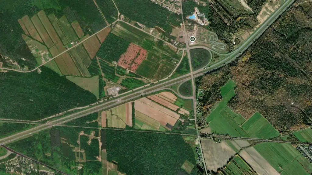 Aerial view of Camping H2o and surroundings