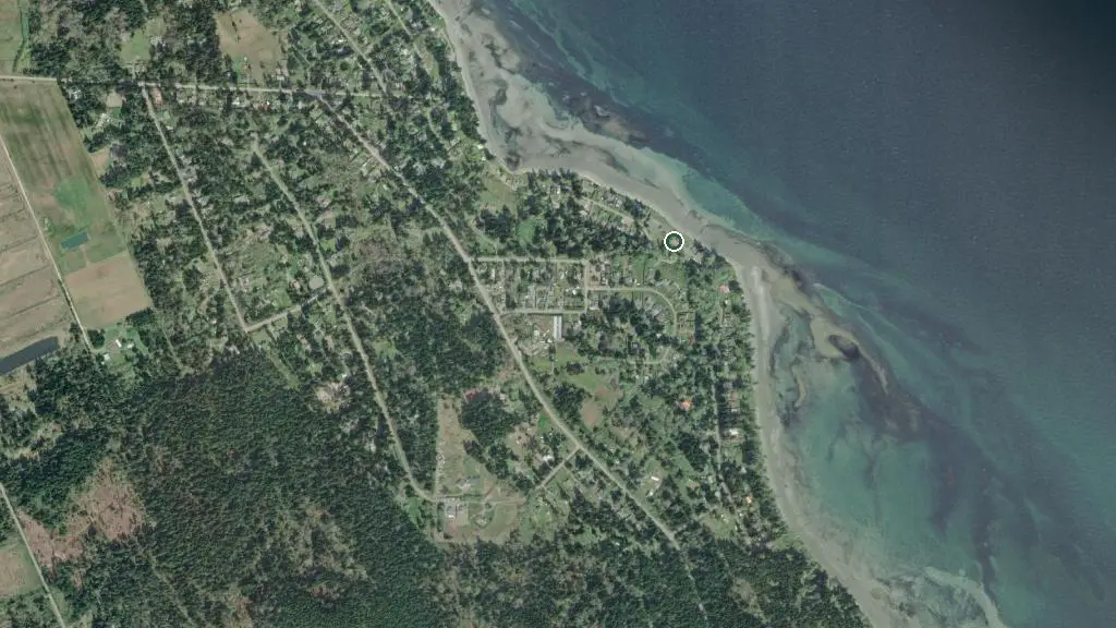 Aerial view of Bates Beach Oceanfront Resort and surroundings