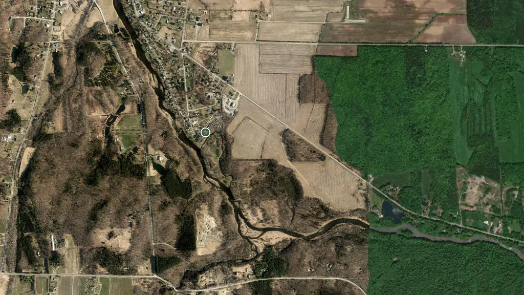 Aerial view of Camping de l'Île and surroundings