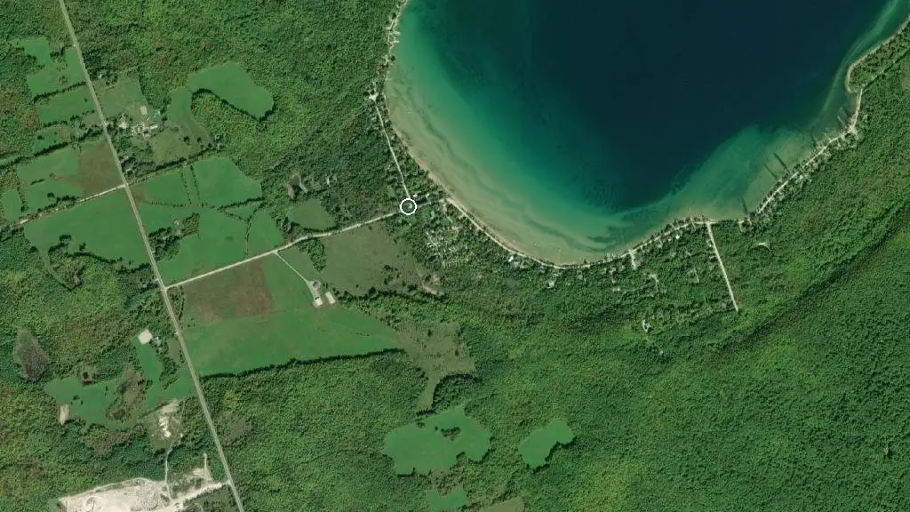 Aerial view of Hope bay Elainatown and surroundings