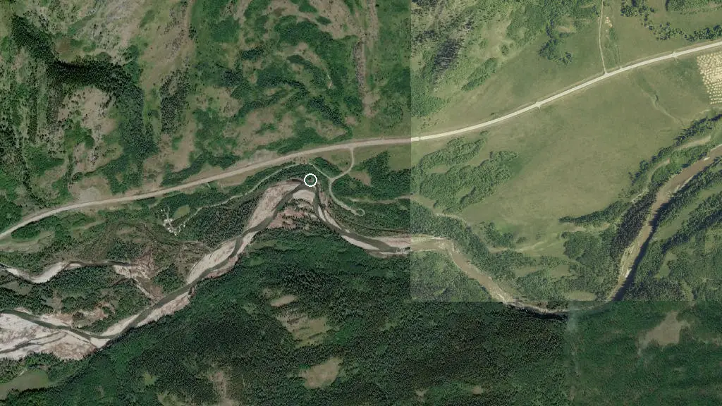 Aerial view of Highwood Group Use and surroundings