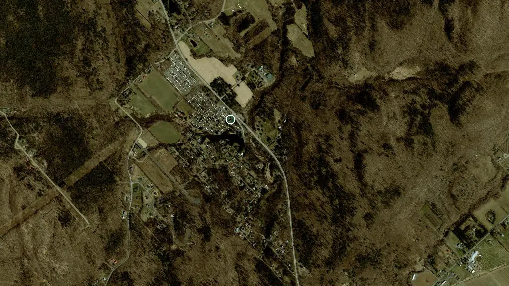 Aerial view of Camping Campus and surroundings