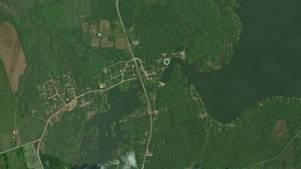 Aerial view of Islandview Resort and surroundings
