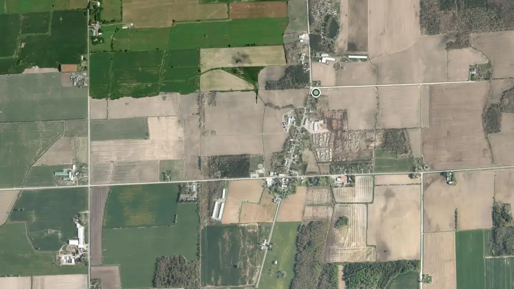 Aerial view of Camping Domaine Lapierre and surroundings