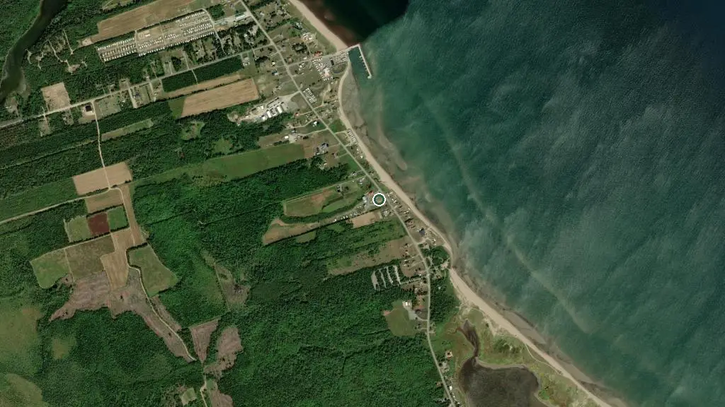 Aerial view of Chez Les Maury - Camping a la ferme and surroundings