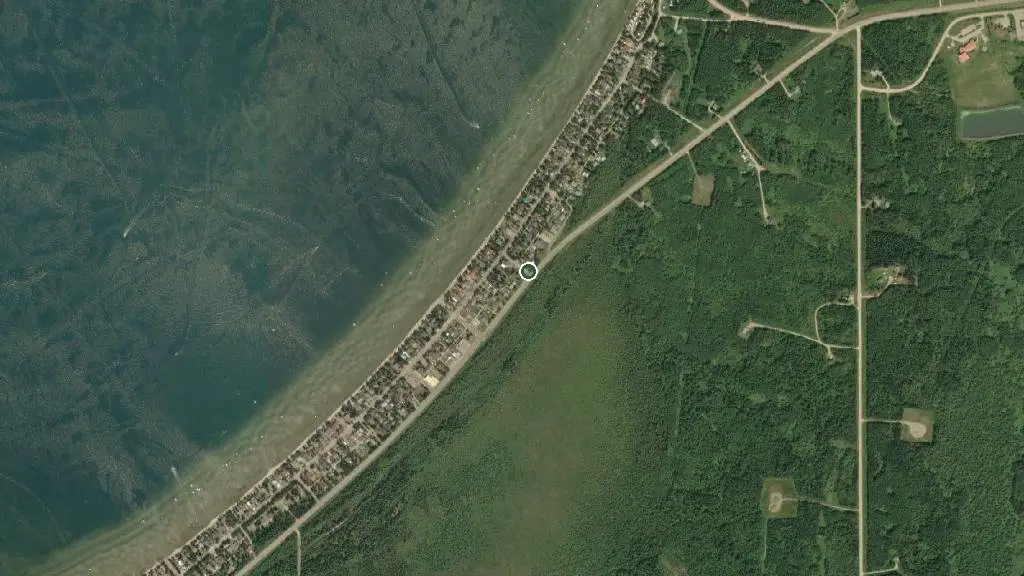 Aerial view of Edor Acres and surroundings