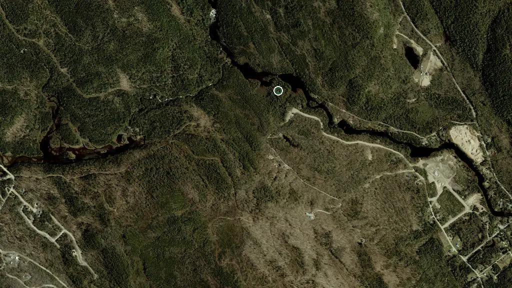 Aerial view of Refuge Swaggin and surroundings
