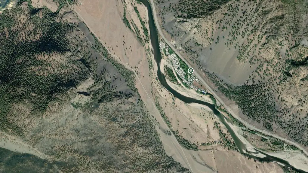 Aerial view of Suncatchers RV Park Cooperative and surroundings