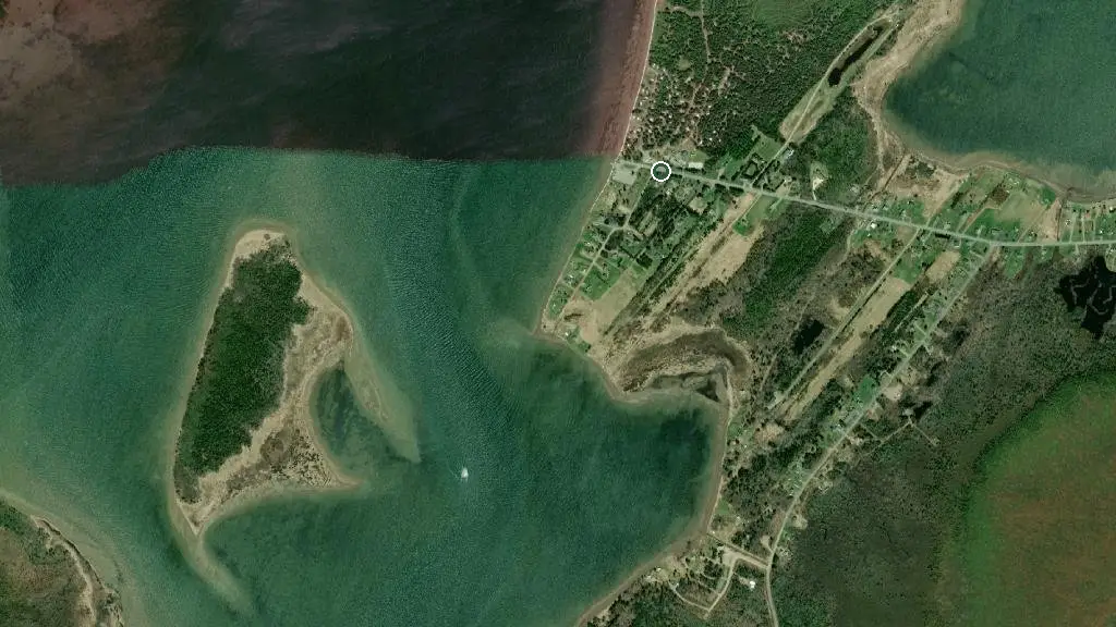 Aerial view of Camping Shippagan and surroundings
