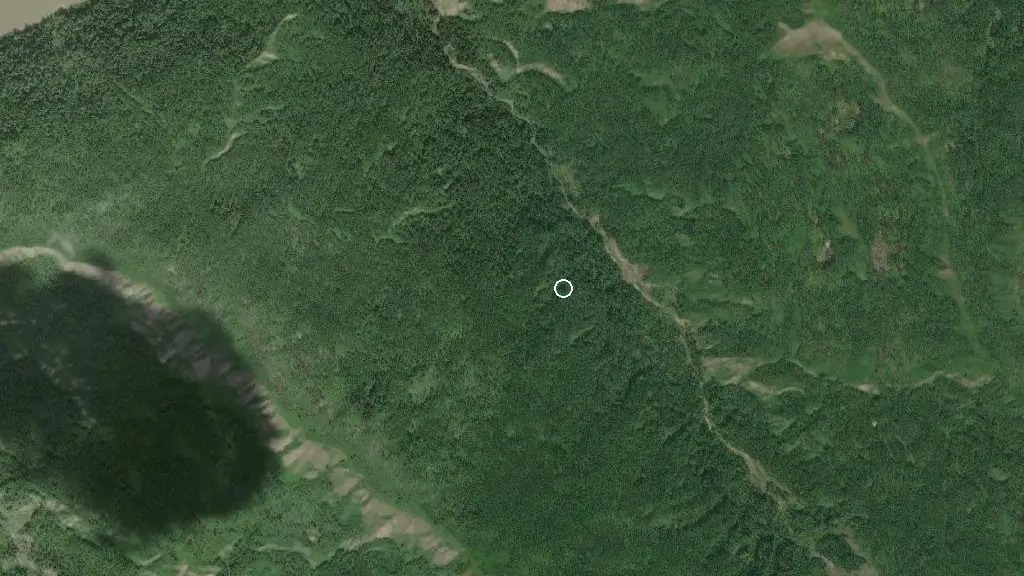 Aerial view of Silver Valley Ecological Reserve and surroundings