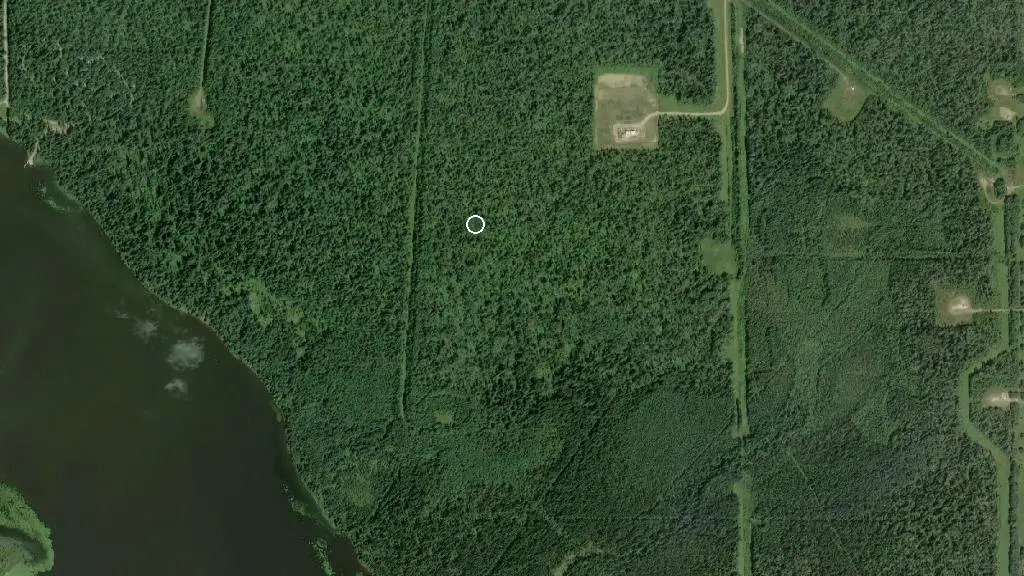 Aerial view of Black magic #3 and surroundings