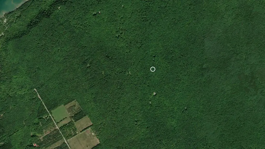 Aerial view of Bear Campground and surroundings