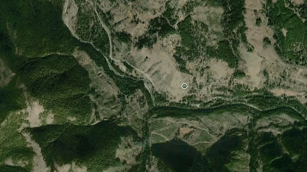 Aerial view of Oldman River North Provincial Recreation Area and surroundings