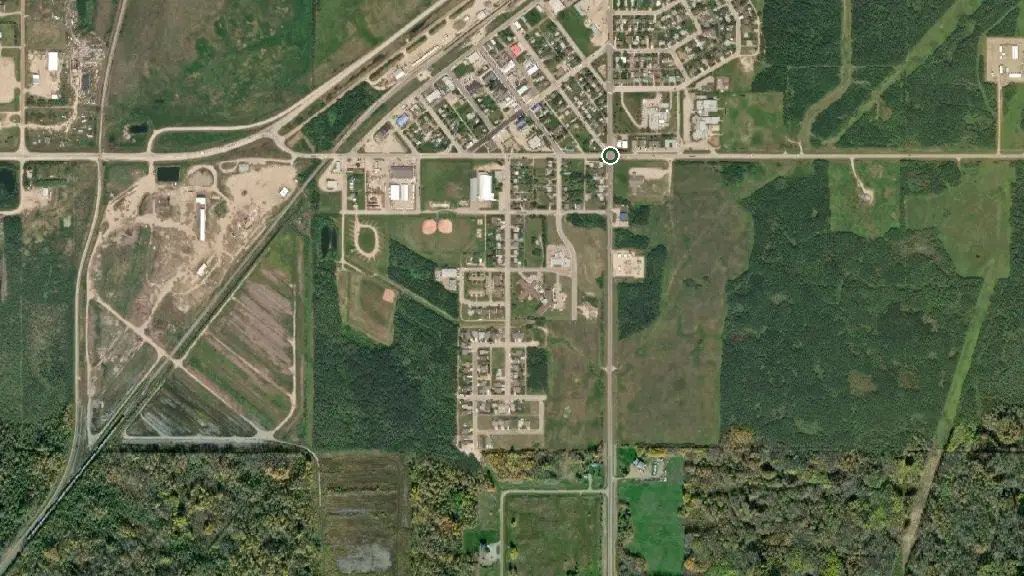 Aerial view of Shoreline Camping & Fishing and surroundings