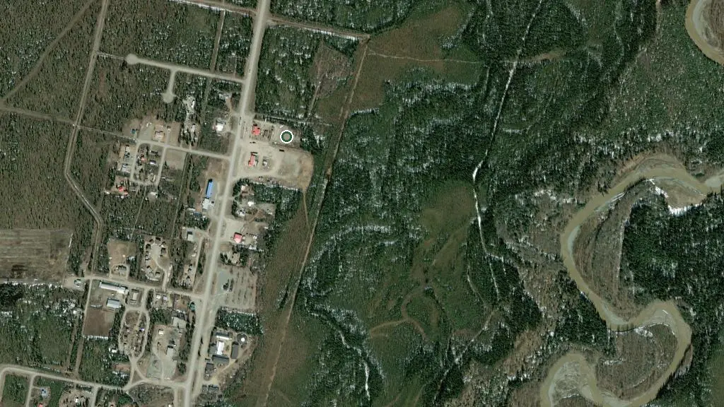 Aerial view of 1202 Motor Inn and RV Park and surroundings