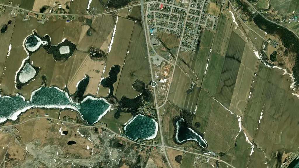 Aerial view of Camping Belle-Rivière Réserve Faunique des Laurentides - Sépaq and surroundings