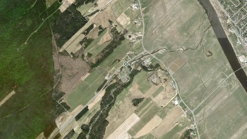 Aerial view of Camping St-Joseph-de-Beauce and surroundings