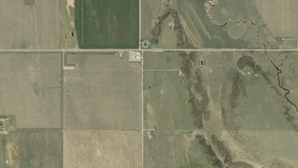 Aerial view of NAL Connect Campground and surroundings