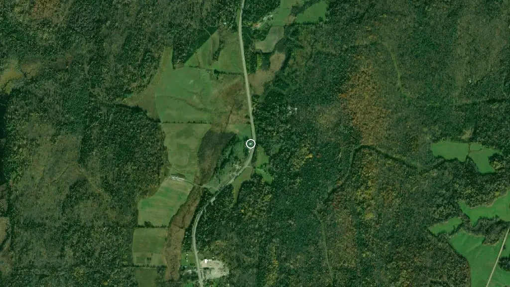 Aerial view of Camping Le Petit Lac and surroundings