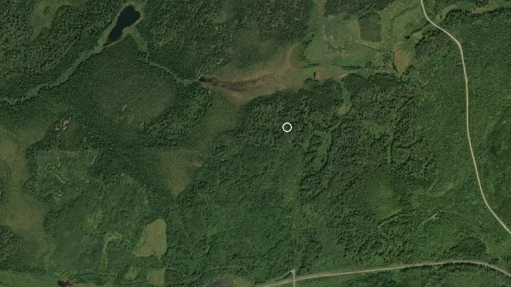 Aerial view of Camp Sawmill Bay and surroundings