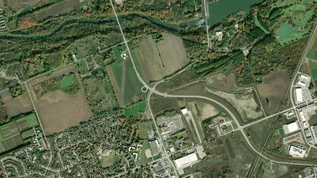 Aerial view of Fanshawe Cons Area and surroundings