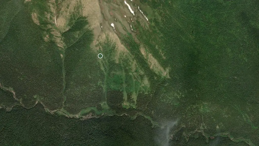 Aerial view of Kakwa Wildland Provincial Park and surroundings
