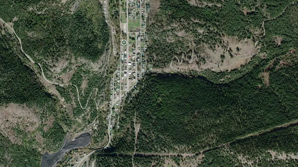 Aerial view of Greenwood Motel & RV Park and surroundings