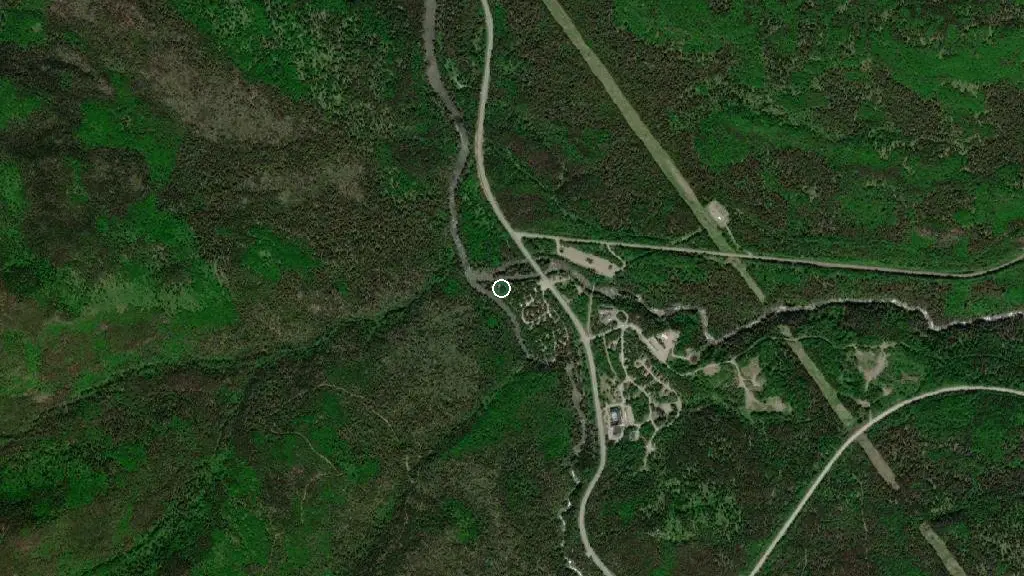 Aerial view of De la Rivière 53 and surroundings