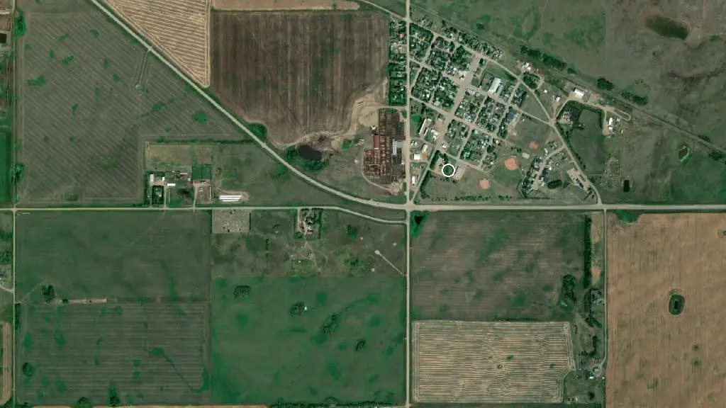 Aerial view of Veteran Centennial Park and surroundings