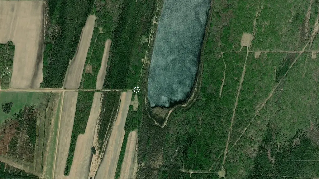 Aerial view of Jackfish Lake Campground - Athabasca County and surroundings