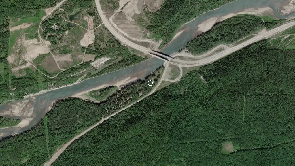 Aerial view of Nitehawk Wilderness RV Park and surroundings