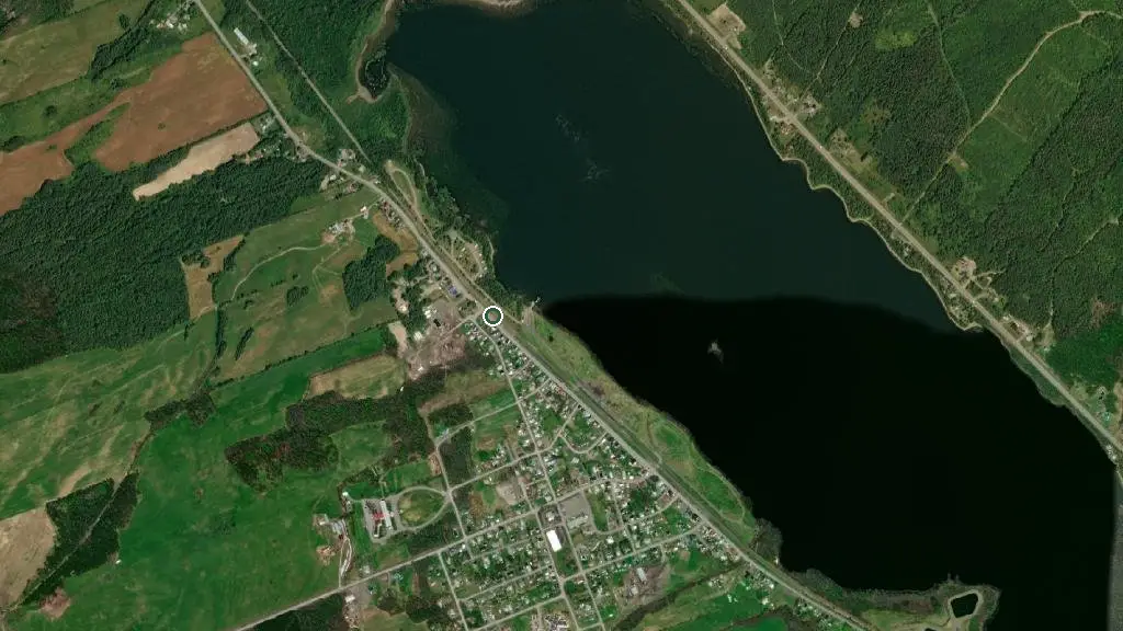 Aerial view of Camping le Saumonois and surroundings