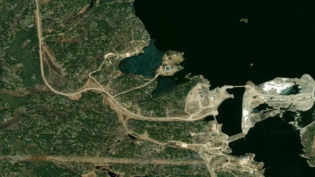 Aerial view of Eagle Nest Landing and surroundings