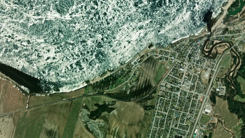 Aerial view of Club Au Bois Camping and surroundings