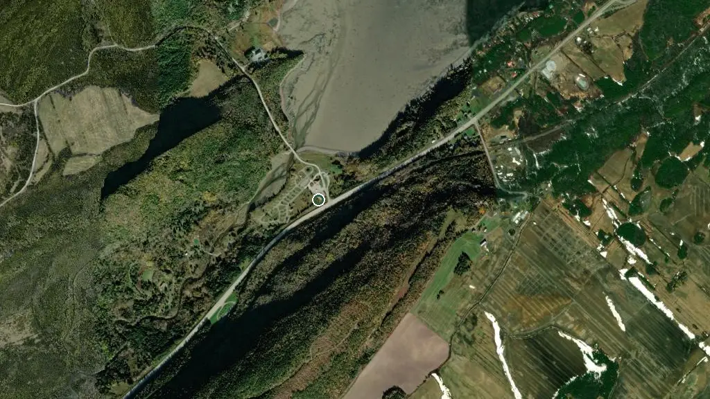 Aerial view of Camping Parc National du Bic - Sépaq and surroundings