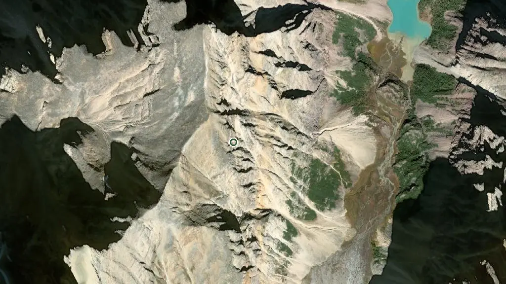 Aerial view of White Goat Wilderness Area and surroundings
