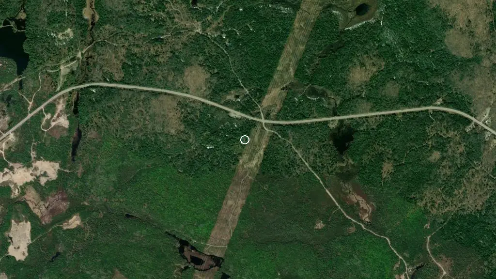 Aerial view of Chez Guy and surroundings