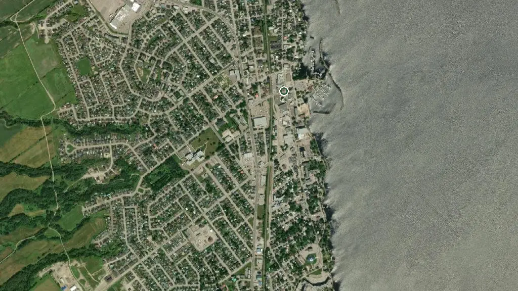Aerial view of Aventure Plume Blanche and surroundings