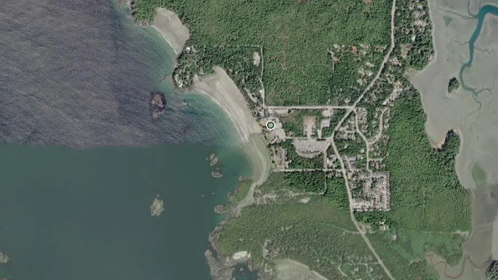 Aerial view of Tsawaak RV Resort and surroundings