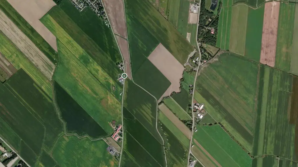 Aerial view of Domaine Madalie and surroundings