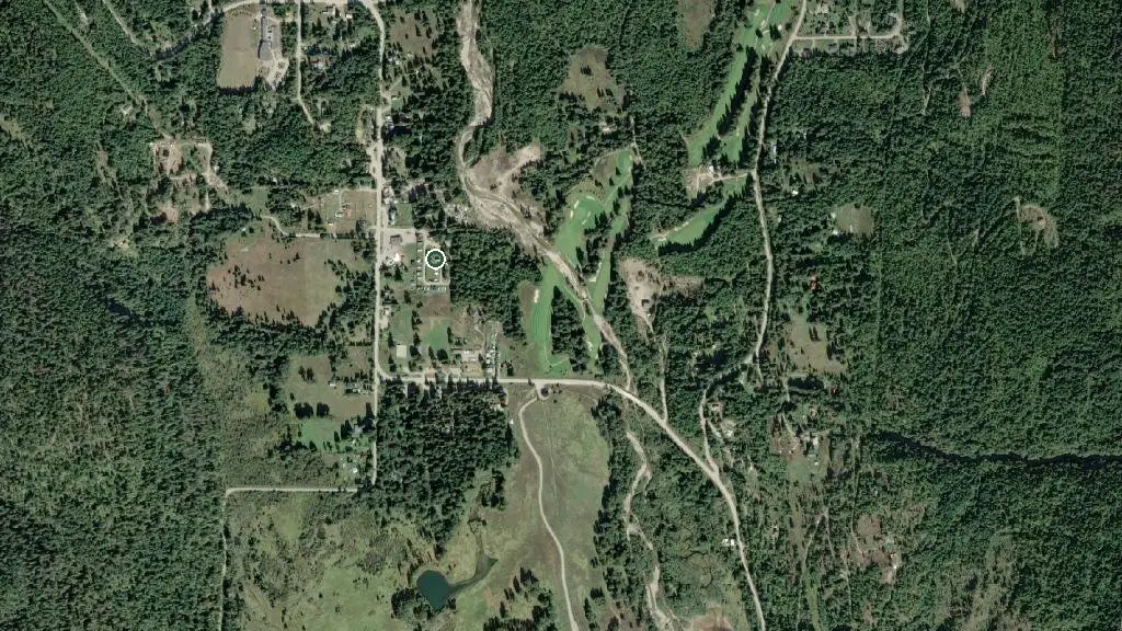 Aerial view of Crawford Bay Cottage & RV Park and surroundings