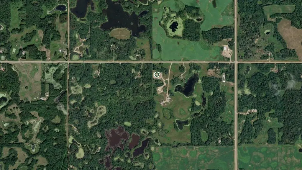 Aerial view of Bluebird RV Park and surroundings